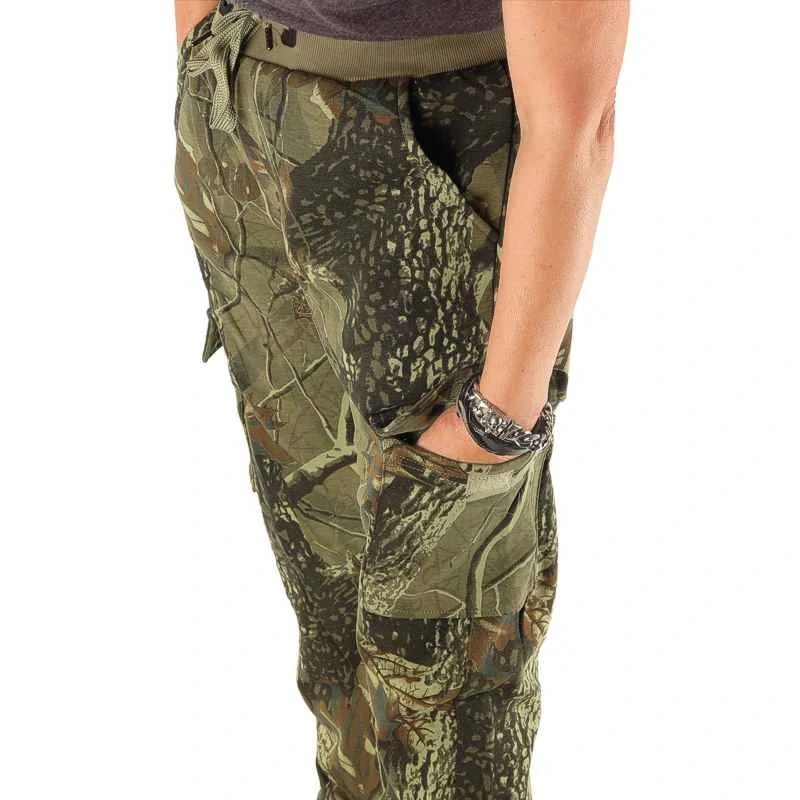 Zateplené maskáčové tepláky Loshan 3D Realtree