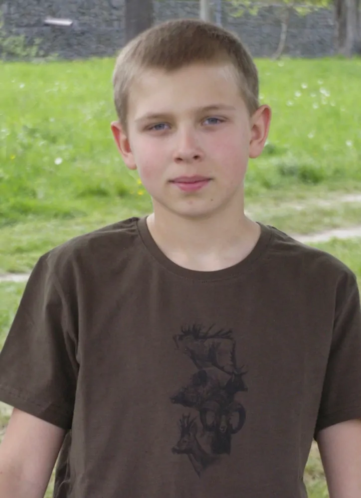 Tričko s potiskem lesní zvěř