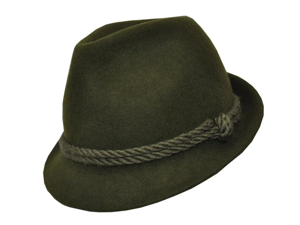 Myslivecký dětský klobouk Bruno s pírkem