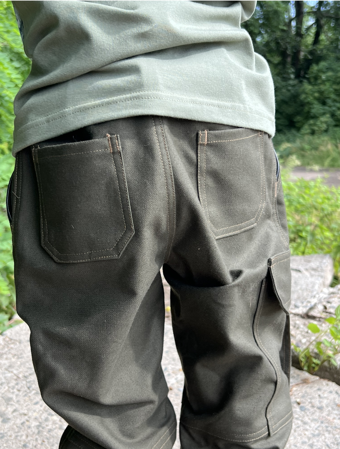 Dětské kalhoty Kamizolka - jaro, léto 