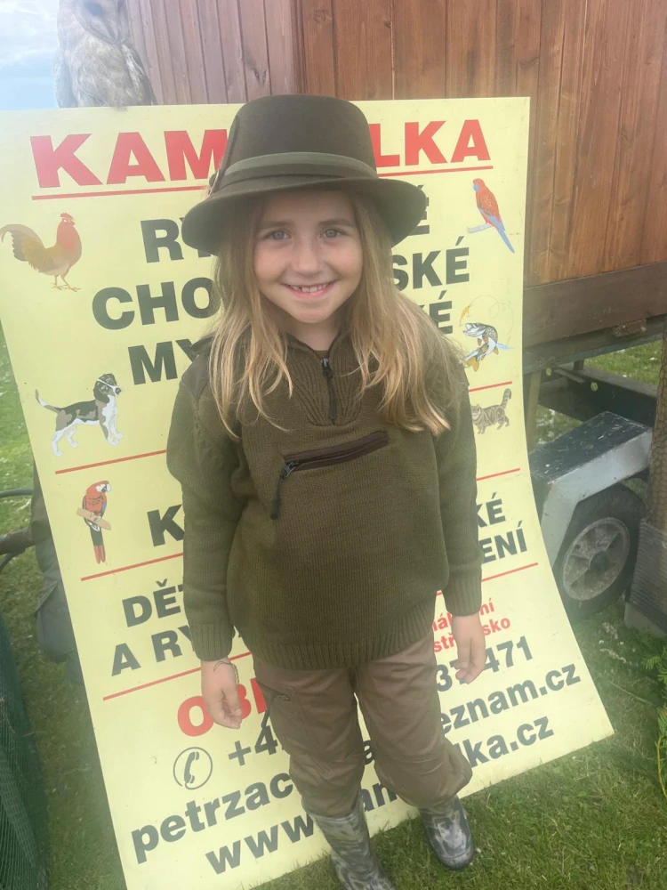 Svetr dětský se zipem