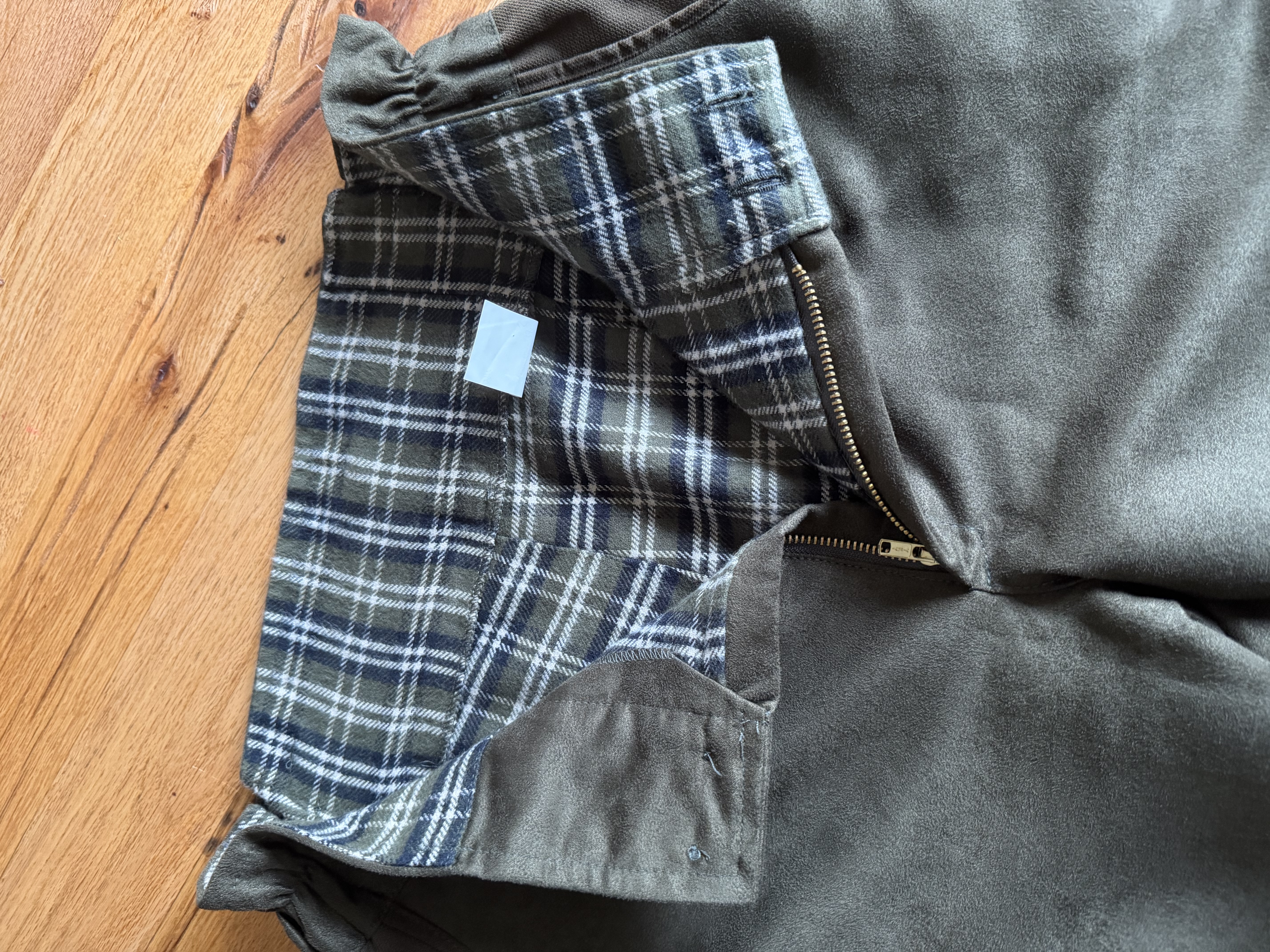 Dívčí myslivecké kalhoty Jonáš zateplené flanelem